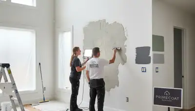 Professional drywall repair and wall restoration in Peoria, IL home by expert painting contractors
