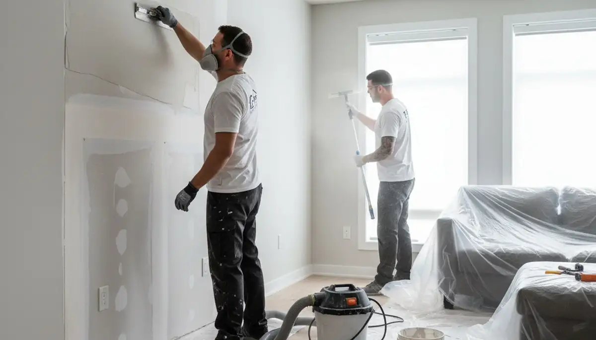 Professional drywall repair and wall restoration in Peoria, IL homes by local painting experts