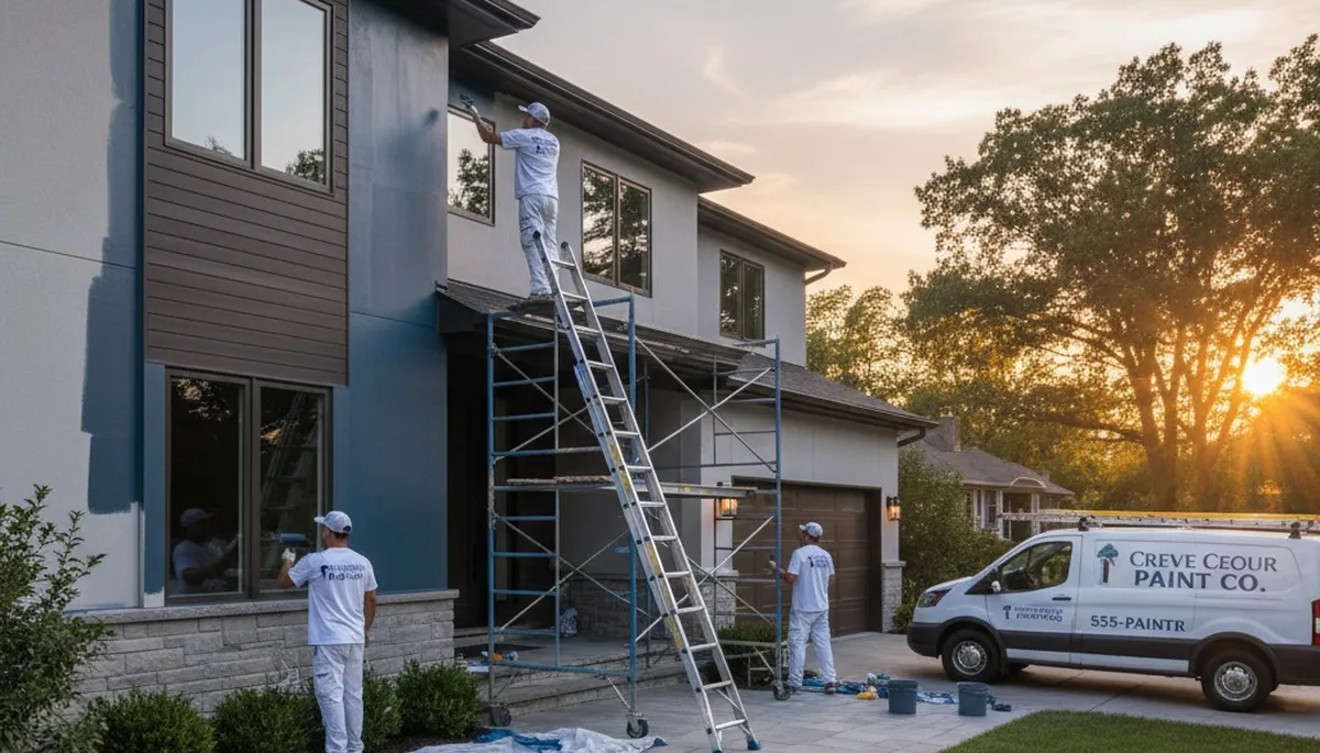 Professional house painters in Peoria IL providing expert exterior home painting services