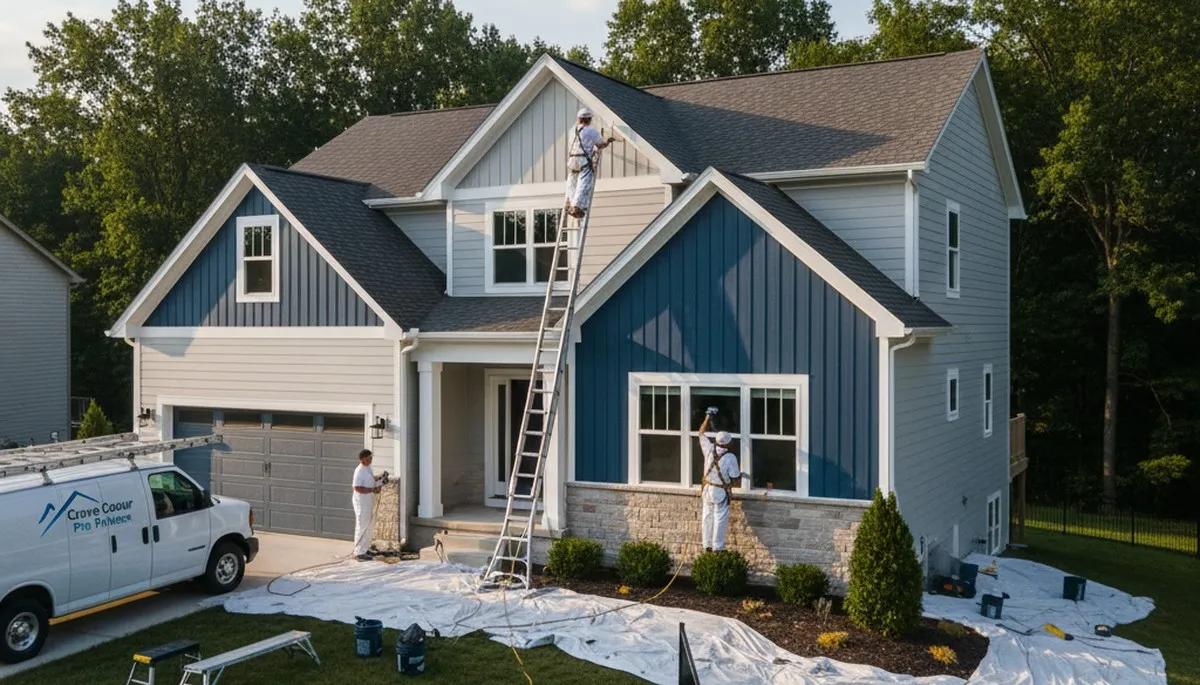 Professional house painting services in Peoria IL by local exterior and interior painters
