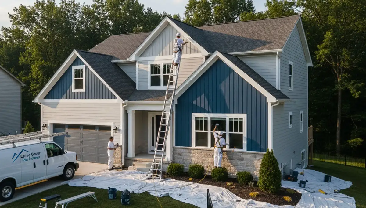 Professional house painting services in Peoria IL by local exterior and interior painters