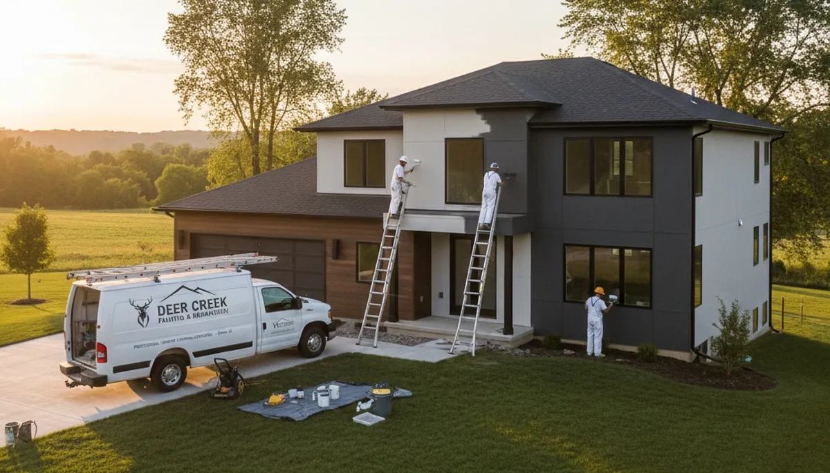 Professional house painting services in Peoria, IL for residential interior and exterior homes