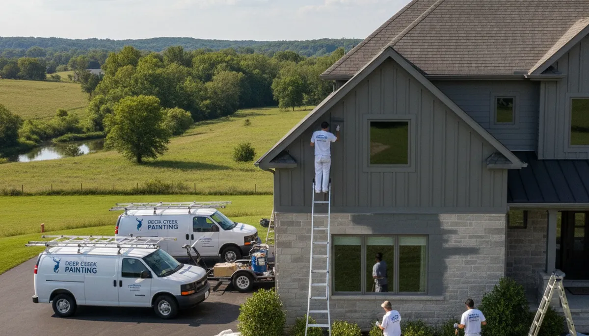 Professional house painting service in Peoria, IL for interior and exterior homes