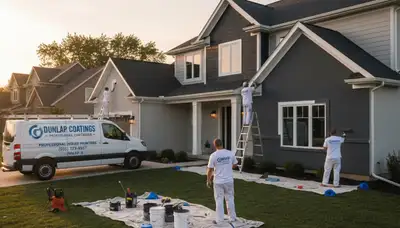 Professional house painting services in Peoria, IL for residential exteriors and interiors