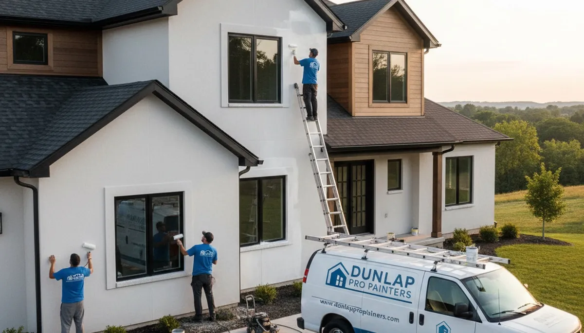Peoria, IL house painters providing professional interior and exterior painting services