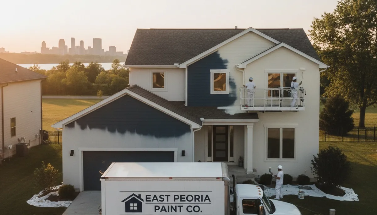 Professional house painters in Peoria IL providing expert exterior home painting services