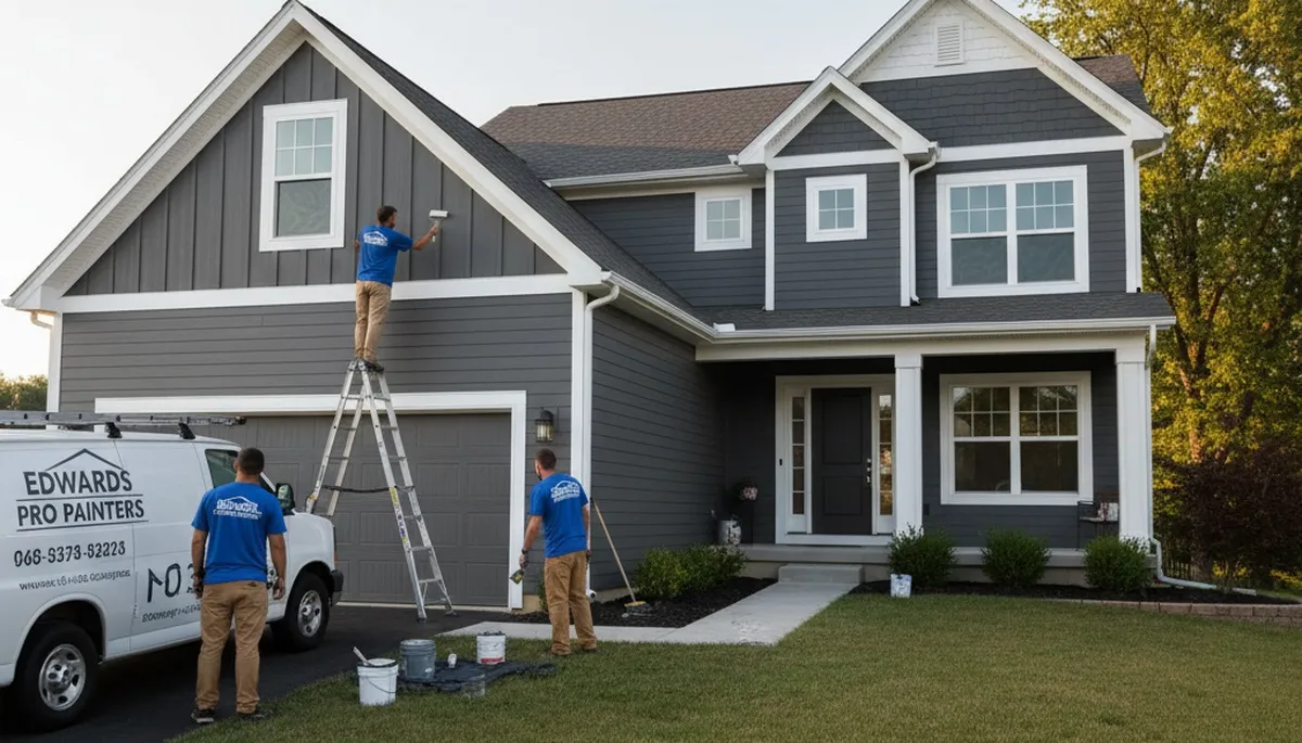 Professional house painting service in Peoria, IL for residential interior and exterior projects