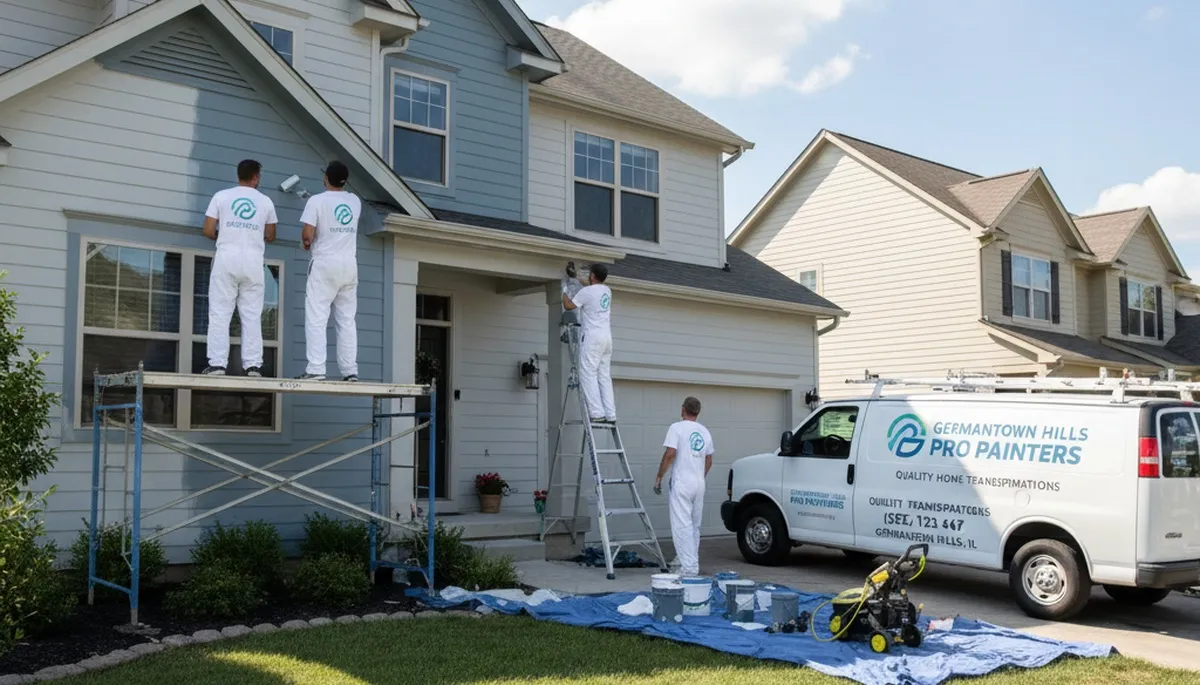 Professional house painting service in Peoria, IL by PaintingPeoriaIL.com