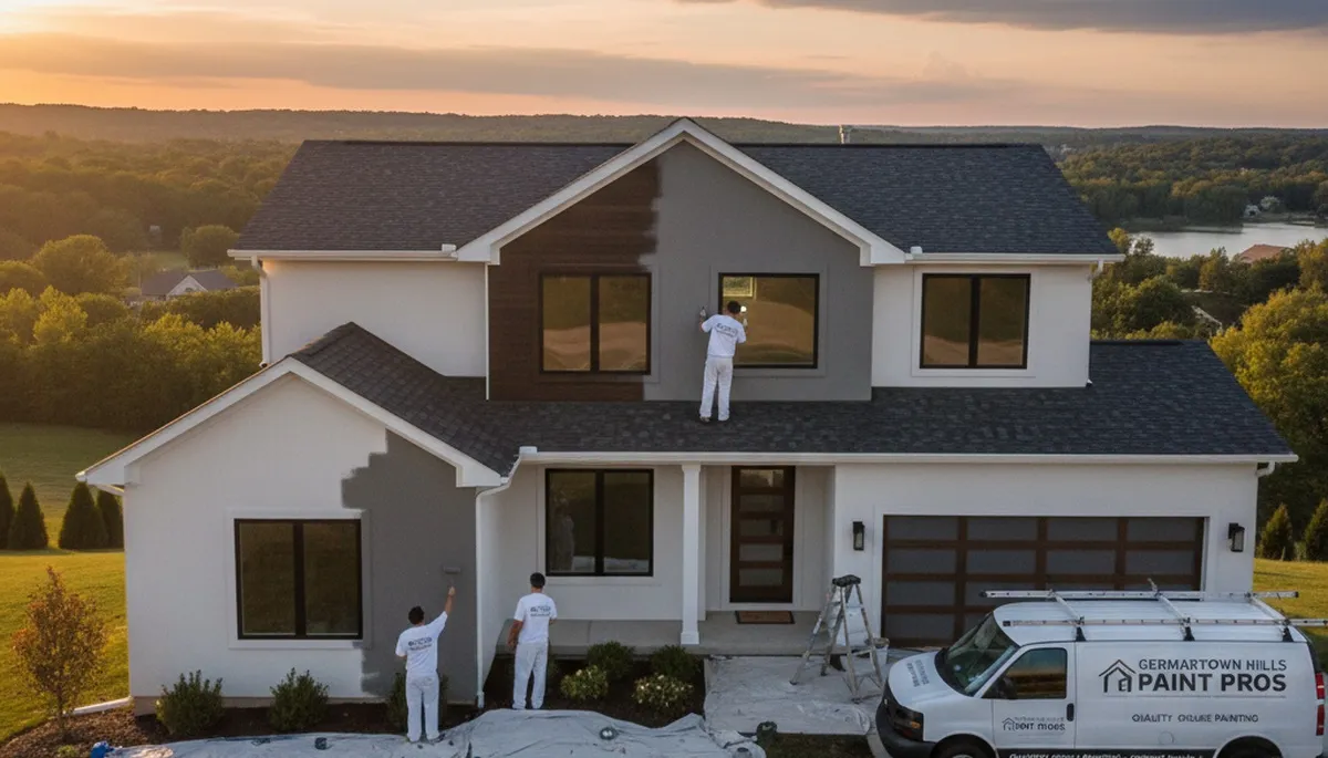Professional house painting service in Peoria, IL for residential exteriors