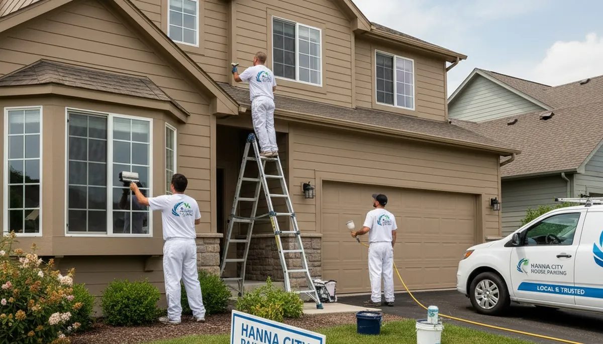 House painting services in Peoria, IL for residential exterior and interior home improvement