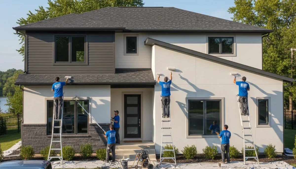 House painting service in Peoria, IL for residential interior and exterior home painting projects