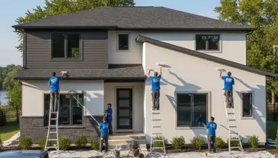 House painting service in Peoria, IL for residential interior and exterior home painting projects