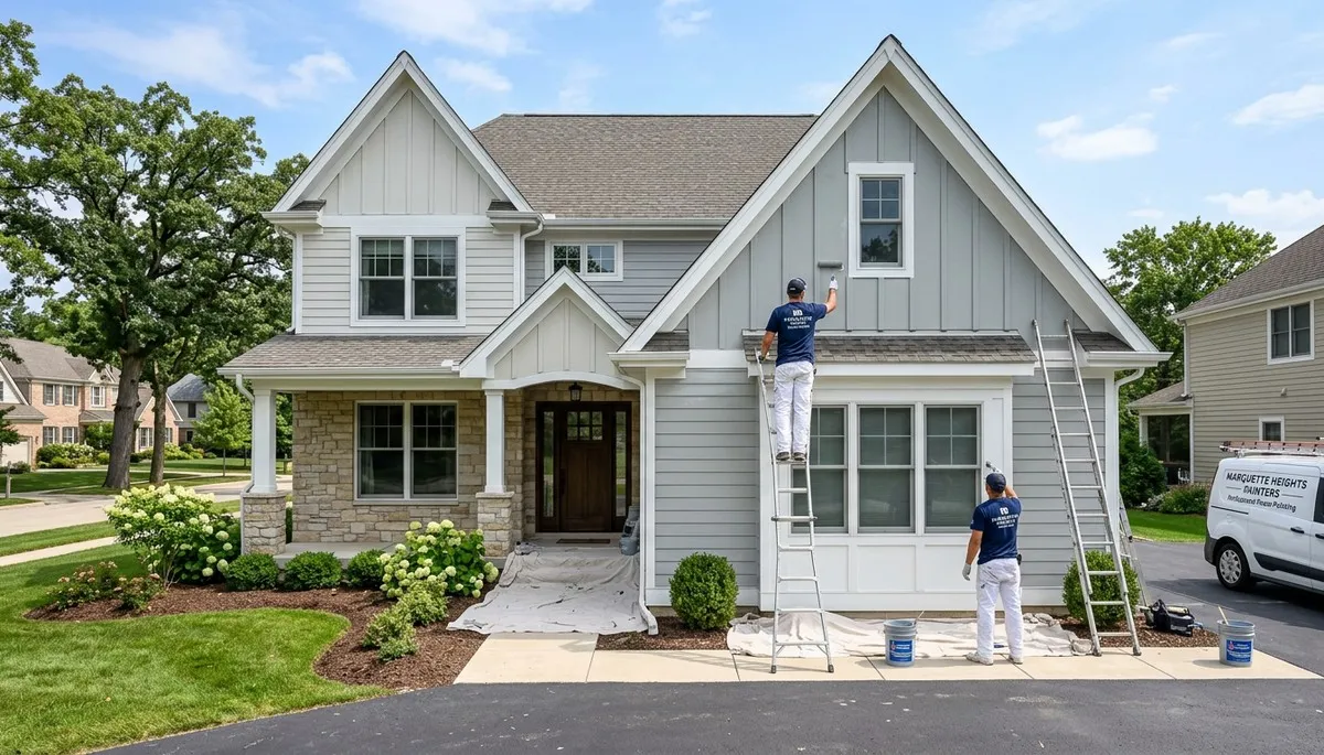 Professional house painting service in Peoria IL by local exterior and interior painting experts