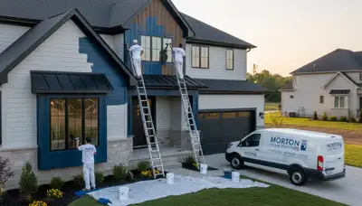 House painters in Peoria, IL providing professional interior and exterior painting services