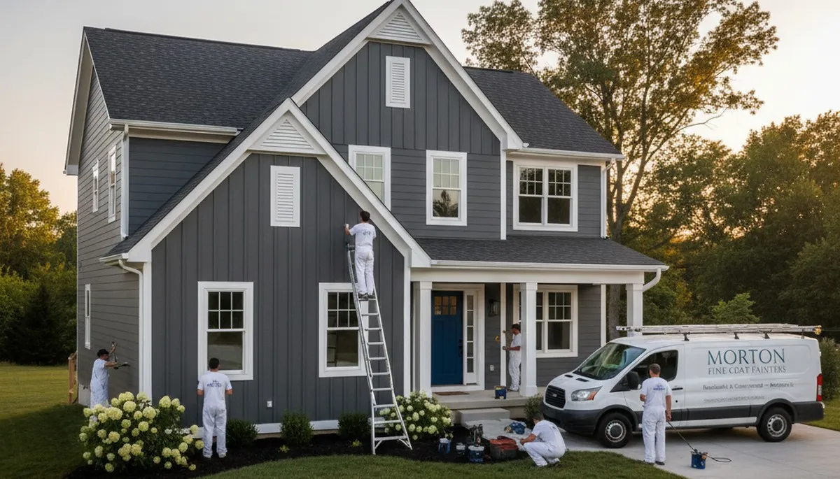 Professional house painting service in Peoria, IL for residential exterior and interior projects