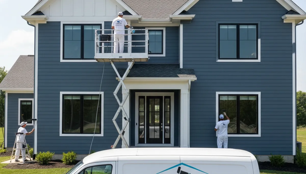 House painting services in Peoria, IL for residential exterior and interior painting projects