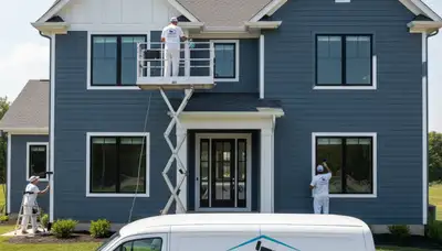 House painting services in Peoria, IL for residential exterior and interior painting projects
