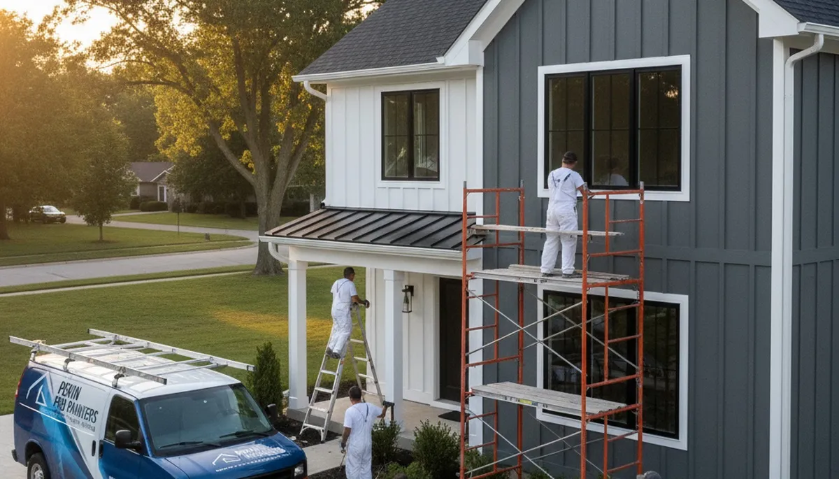 Professional house painting services in Peoria, IL for residential interiors and exteriors