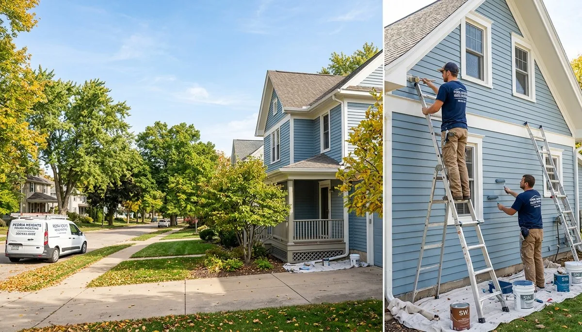 Professional house painters in Peoria IL providing expert exterior home painting services