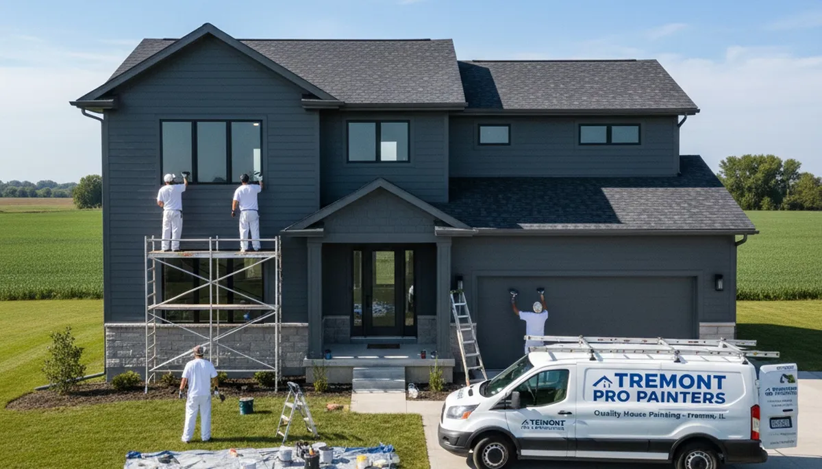 House painting services in Peoria, IL for residential interior and exterior home painting