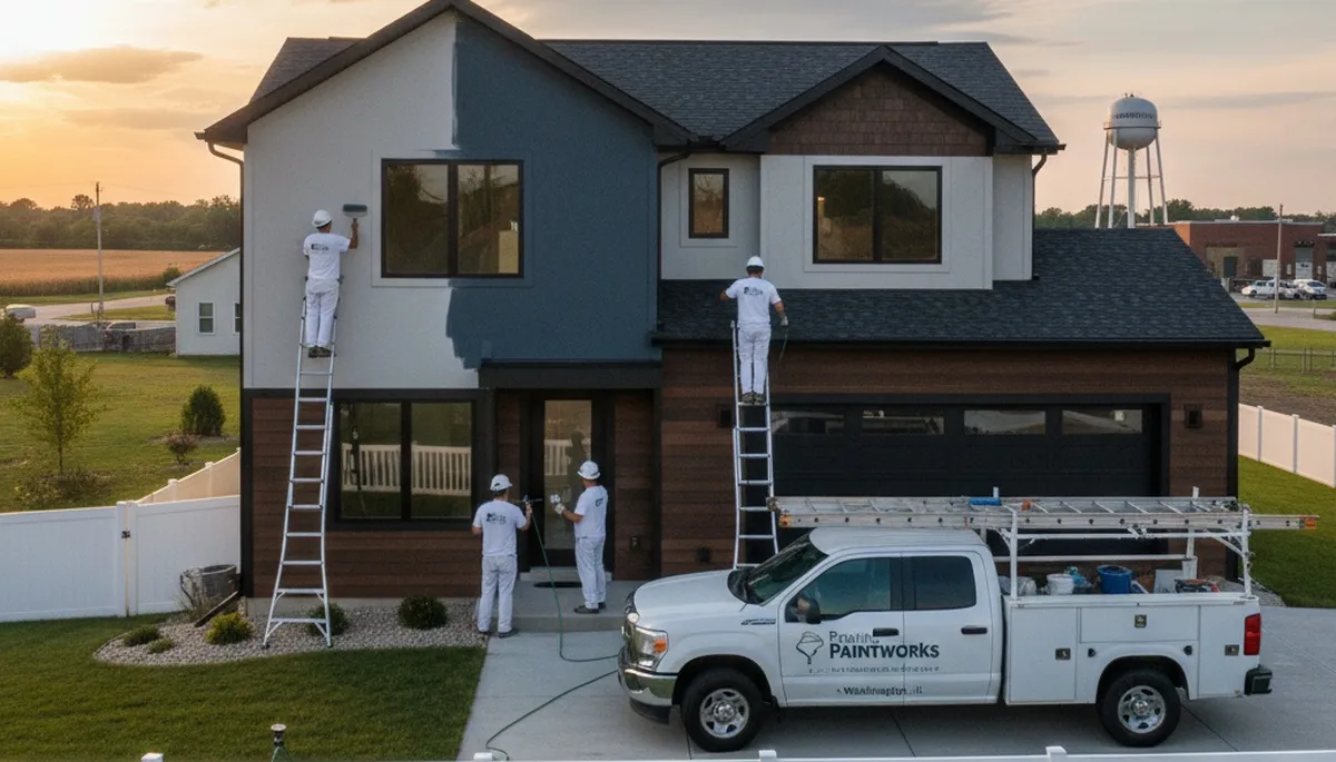 Professional house painting service in Peoria, IL for interior and exterior homes