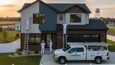 Professional house painting service in Peoria, IL for interior and exterior homes