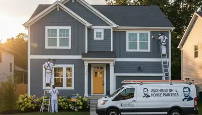 Professional house painting service in Peoria, IL for residential interior and exterior painting