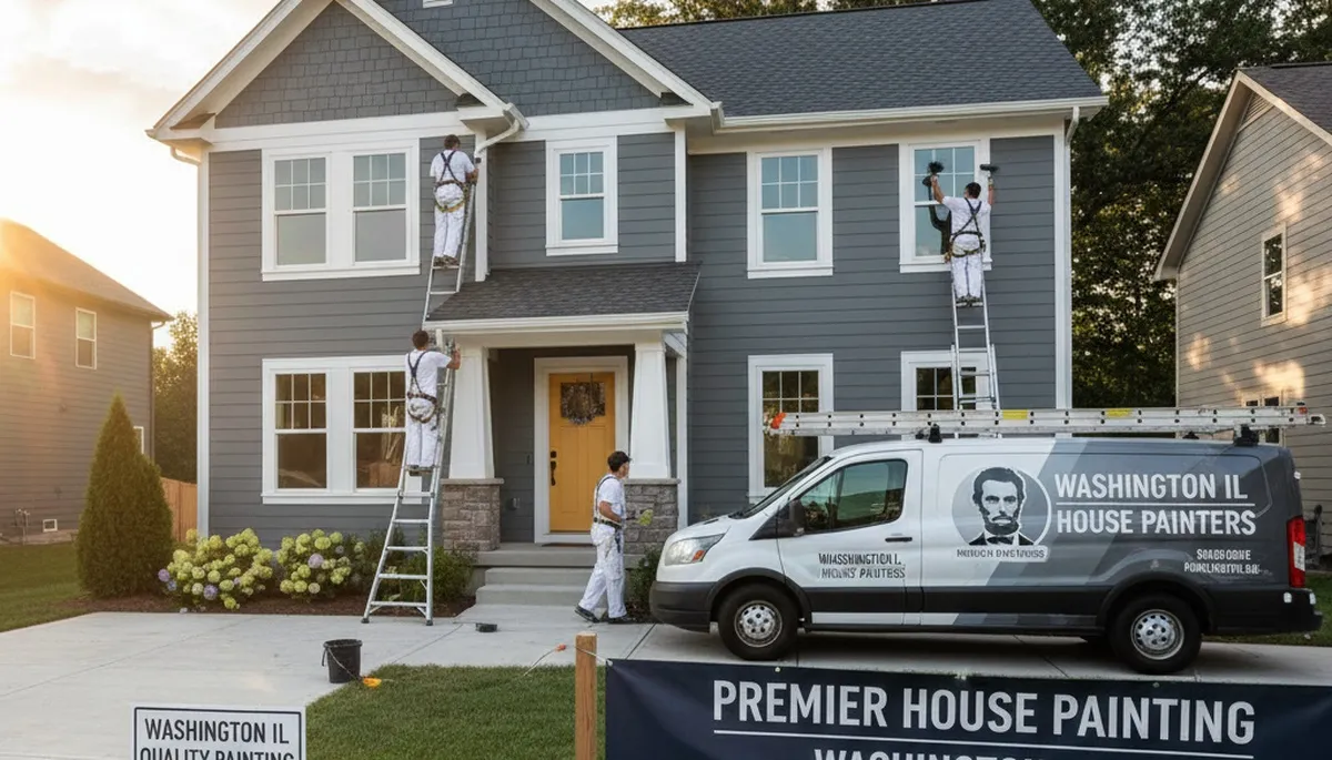 House painting services in Peoria, IL by PaintingPeoriaIL.com for residential interior and exterior projects