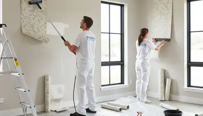 Professional wallpaper removal and wall prep by expert painters in Peoria, IL homes